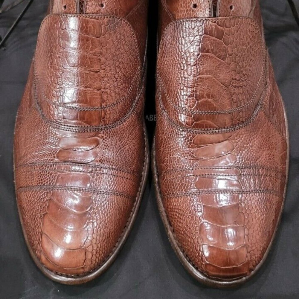 MEN'S DOLCE & GABBANA DRESS SHOES GENUINE LEATHER MADE IN ITALY. SIZE US 9